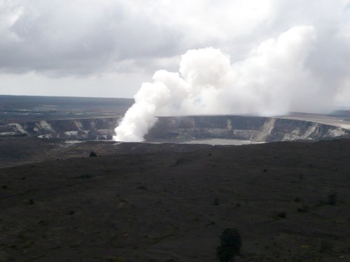 Active crater